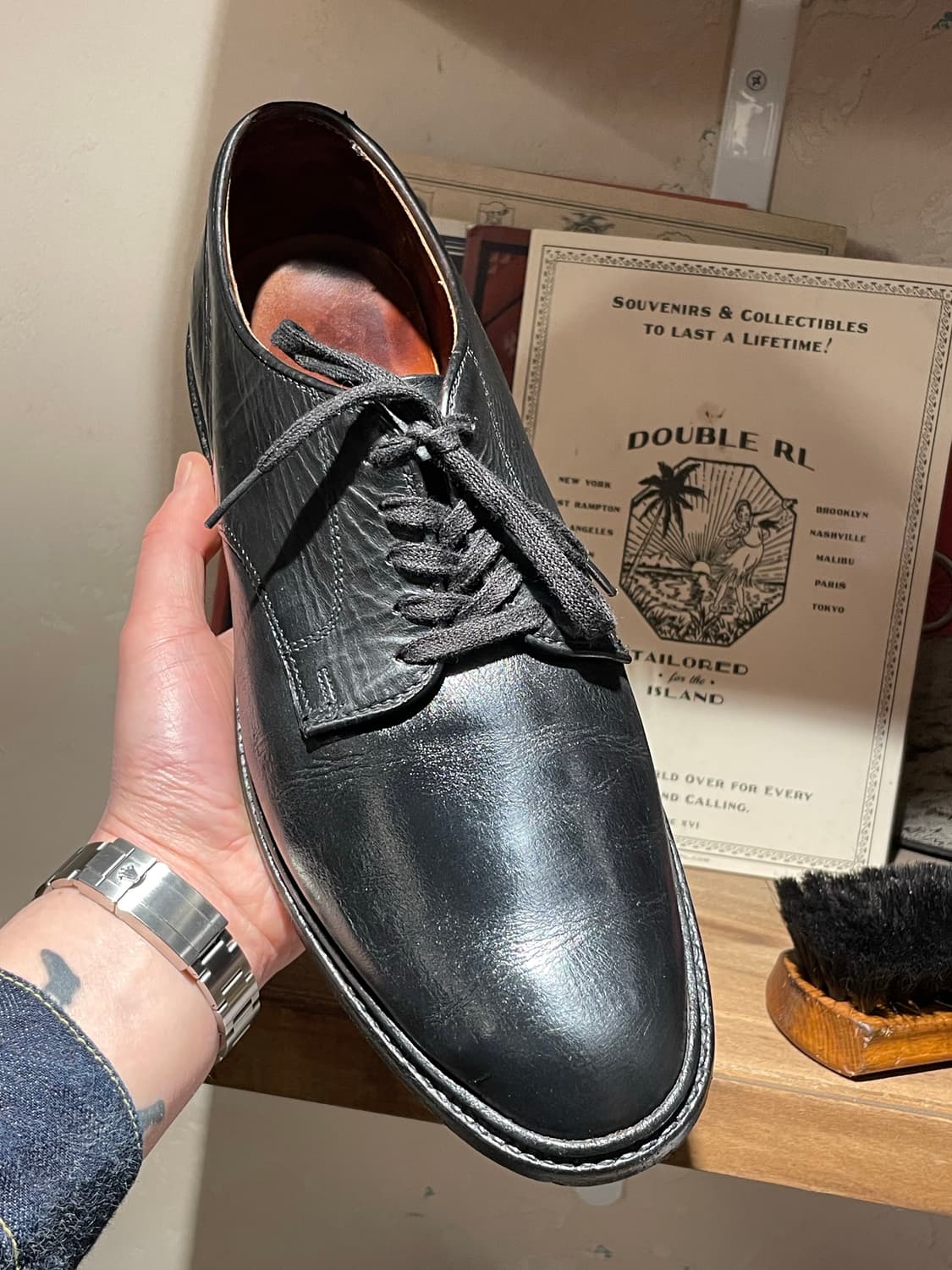 Alden 알든 언라인드 더비 슈즈 판매 상품이미지8