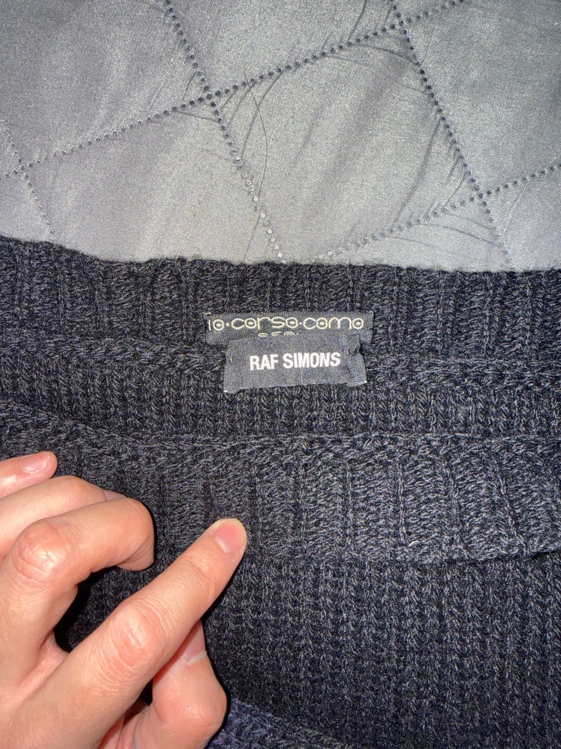 라프시몬스 보트넥 버클니트 M 상품이미지2