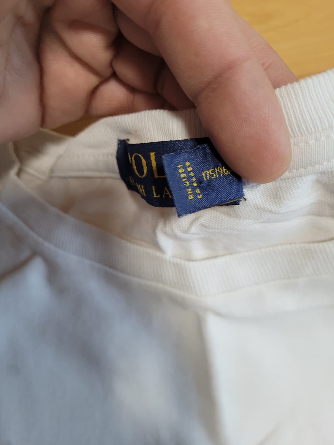 정품 폴로 랄프로렌 폴로베어 티셔츠 화이트 상품이미지3