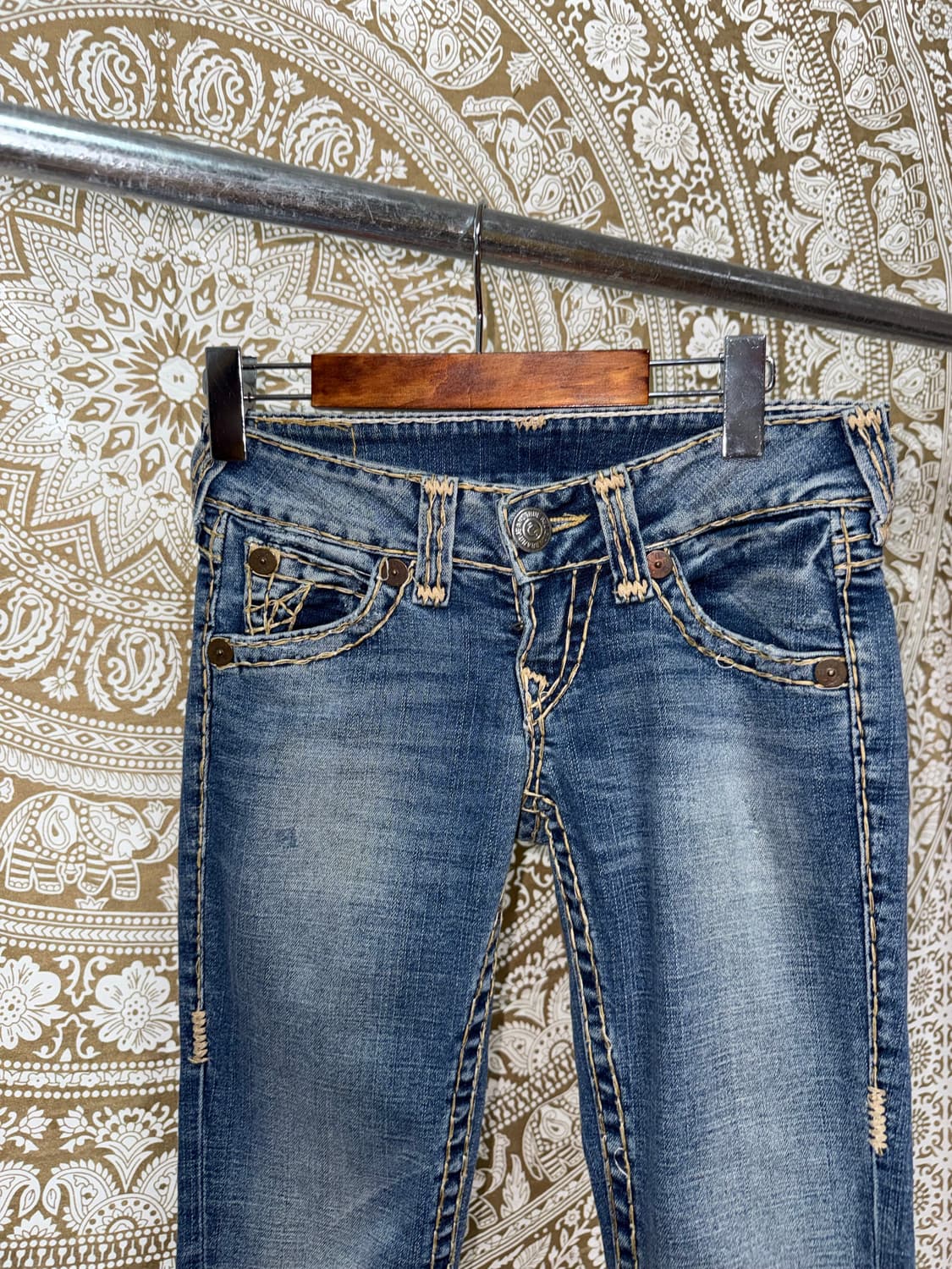 트루릴리젼 조이슈퍼티 여성 부츠컷 스판 데님팬츠  상품이미지4