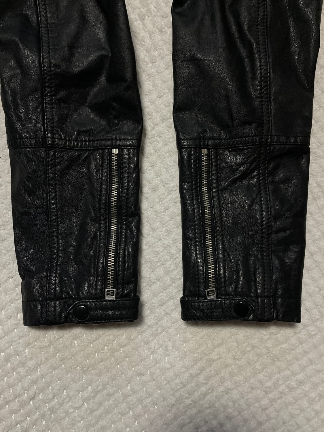 ALL SAINTS 올 세인츠 웨스턴 무드 쿠시로 바이커 레더 자켓 상품이미지6