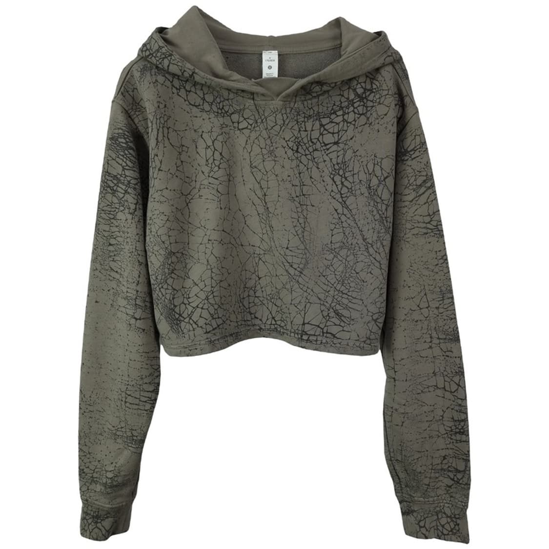 [룰루레몬] 크랙 패턴 크롭 후드티 M19685 상품이미지2