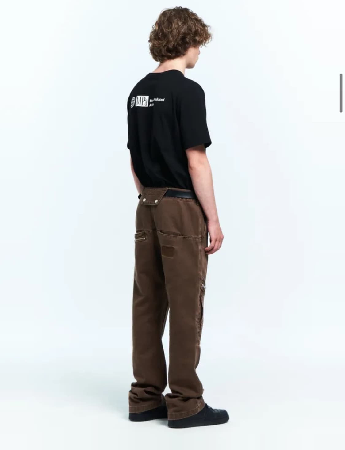 플라스틱 프로덕트 REVEALED POCKET PANTS (BROWN) 상품이미지2
