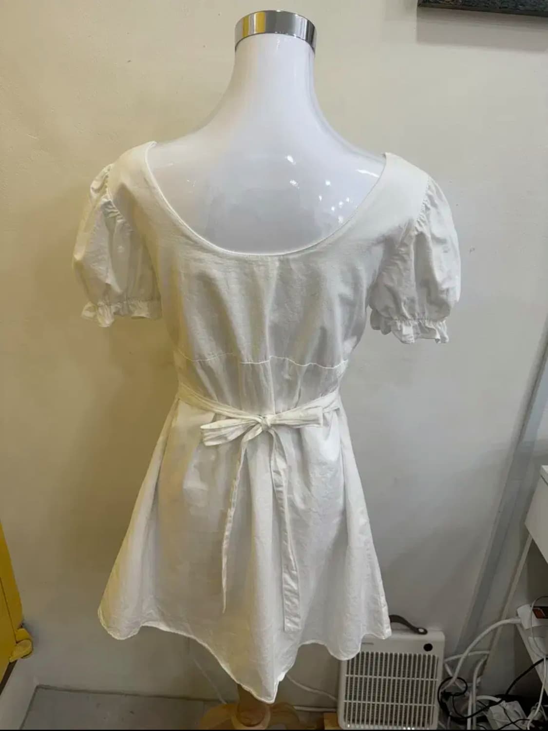 vtg ❤️화이트 퍼프 미니원피스❤️ 상품이미지3