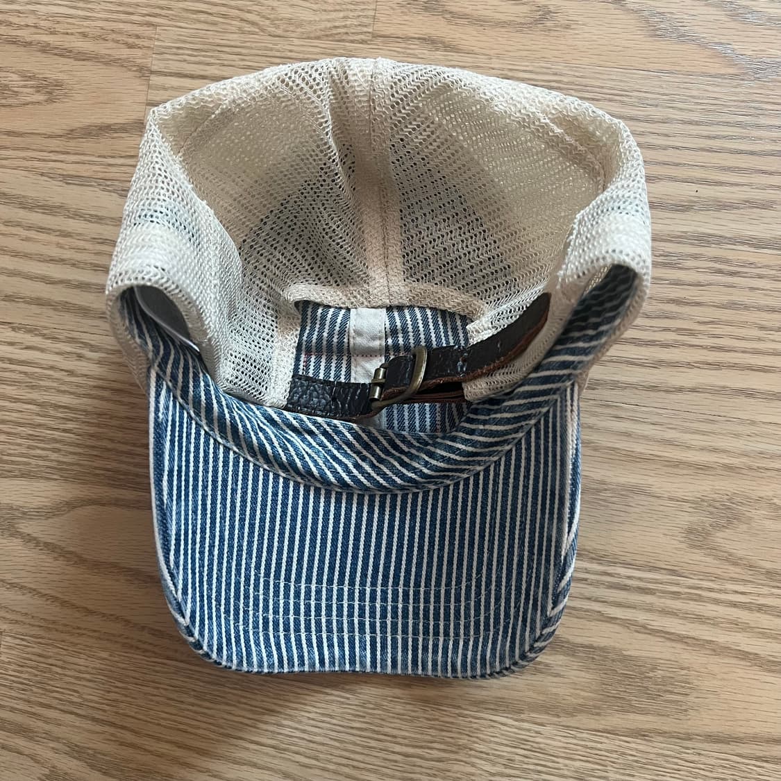 [폴로랄프로렌] 데님 앤 서플라이 로고 패치 스트립트 데님 트러커 캡 상품이미지4