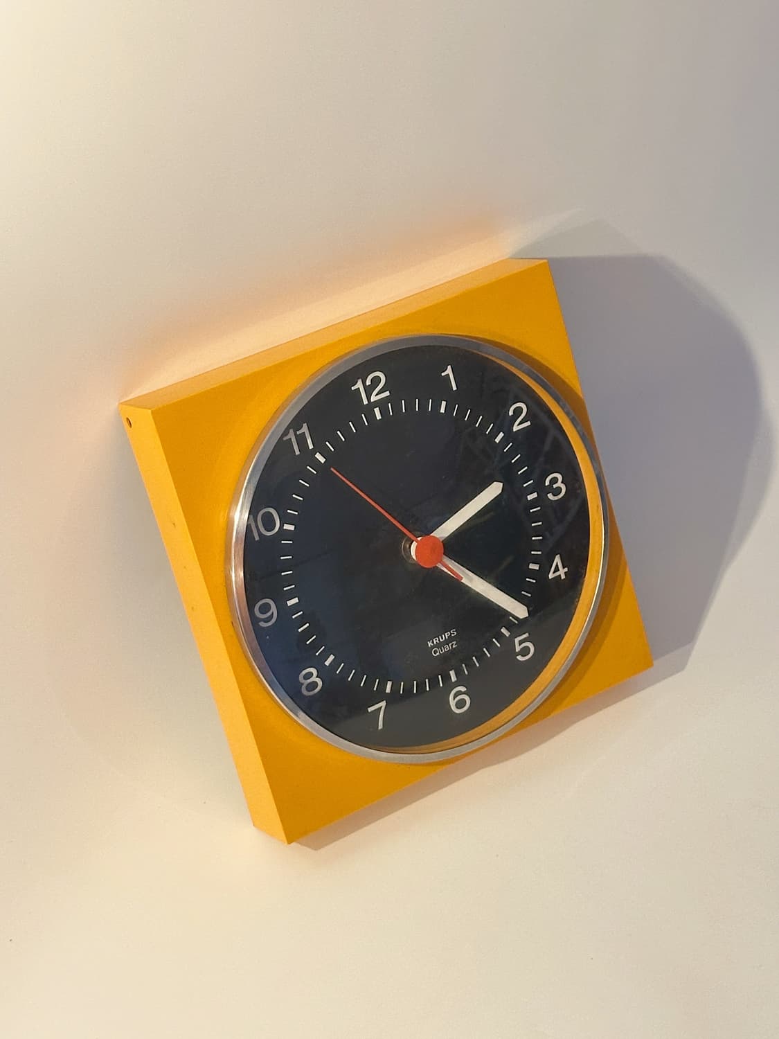 70’s 독일 Krups 벽 시계 월 클락 미드센츄리 빈티지 상품이미지4