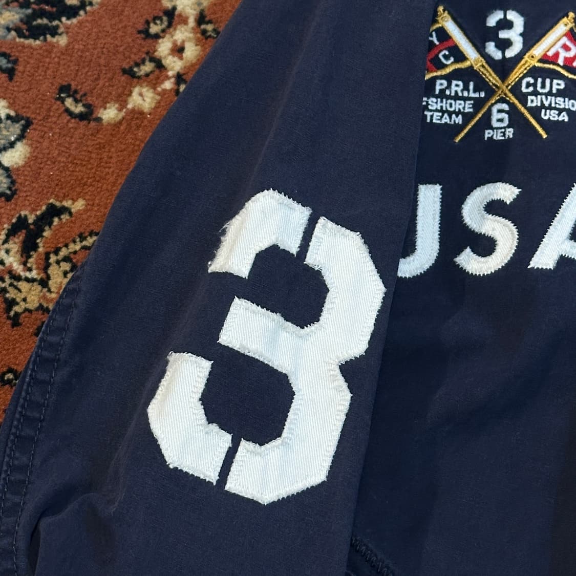 폴로 빅포니 성조기 후드집업 자켓 (M-L) 상품이미지4