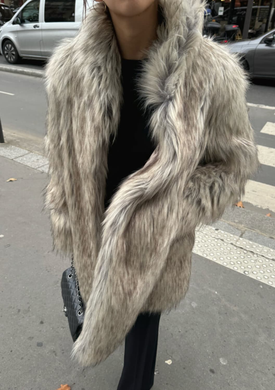 memo fax fur jacket 퍼자켓 새상품 상품이미지1