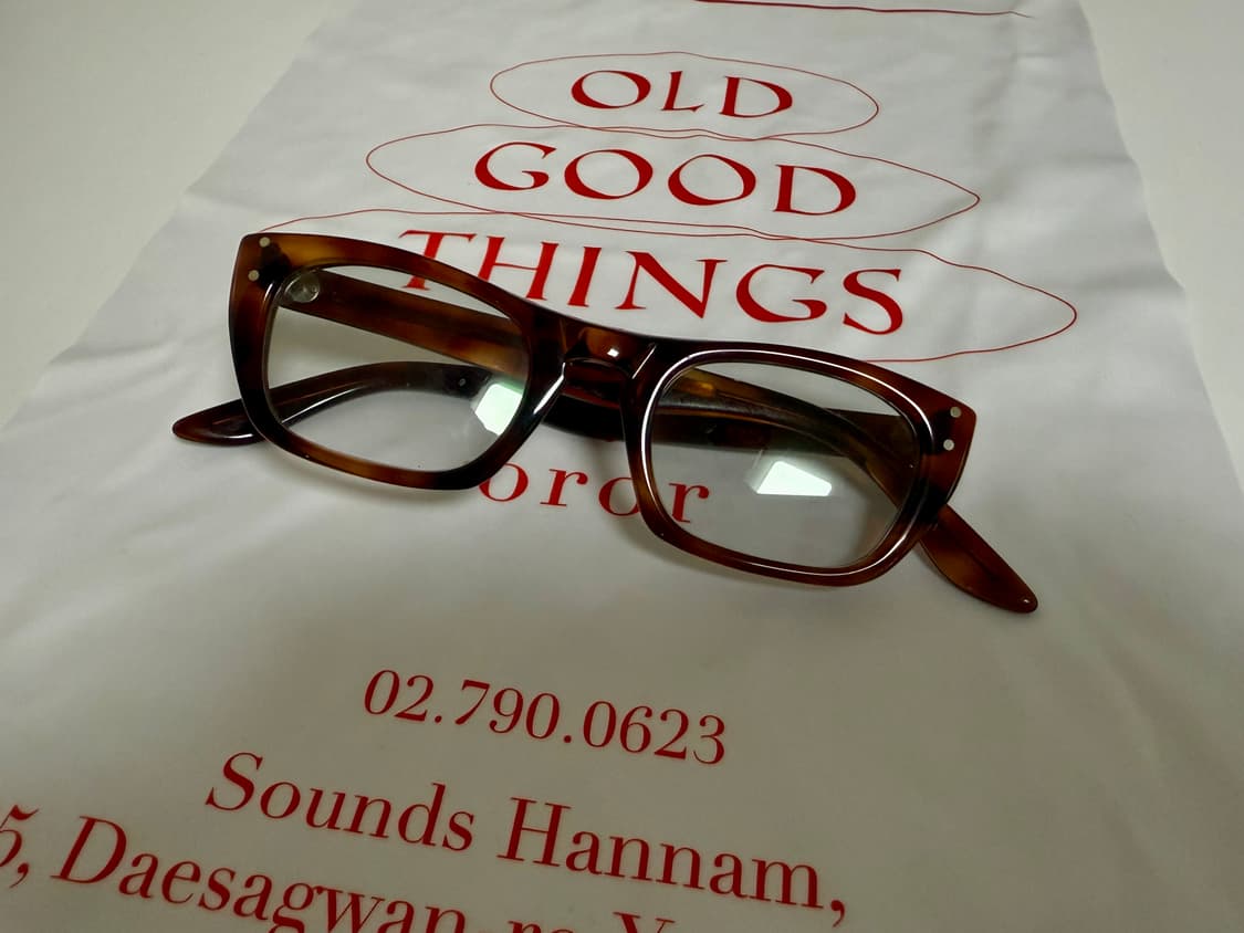 빈티지 아메리칸옵티컬 PhD 뿔테 안경 (oror; oldgoodthin 상품이미지1