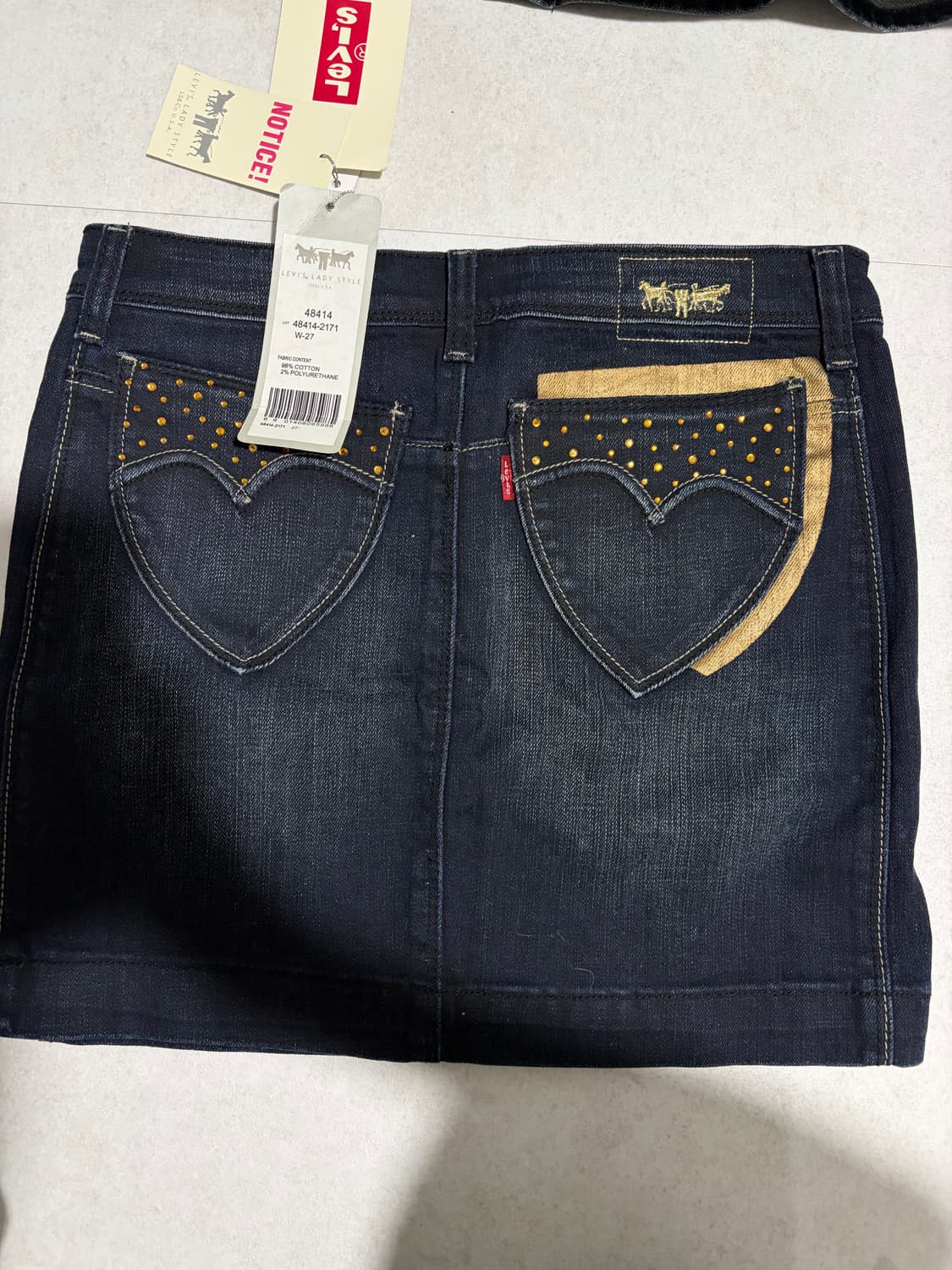 리바이스 00s 청자켓 셋업 새상품 상품이미지2