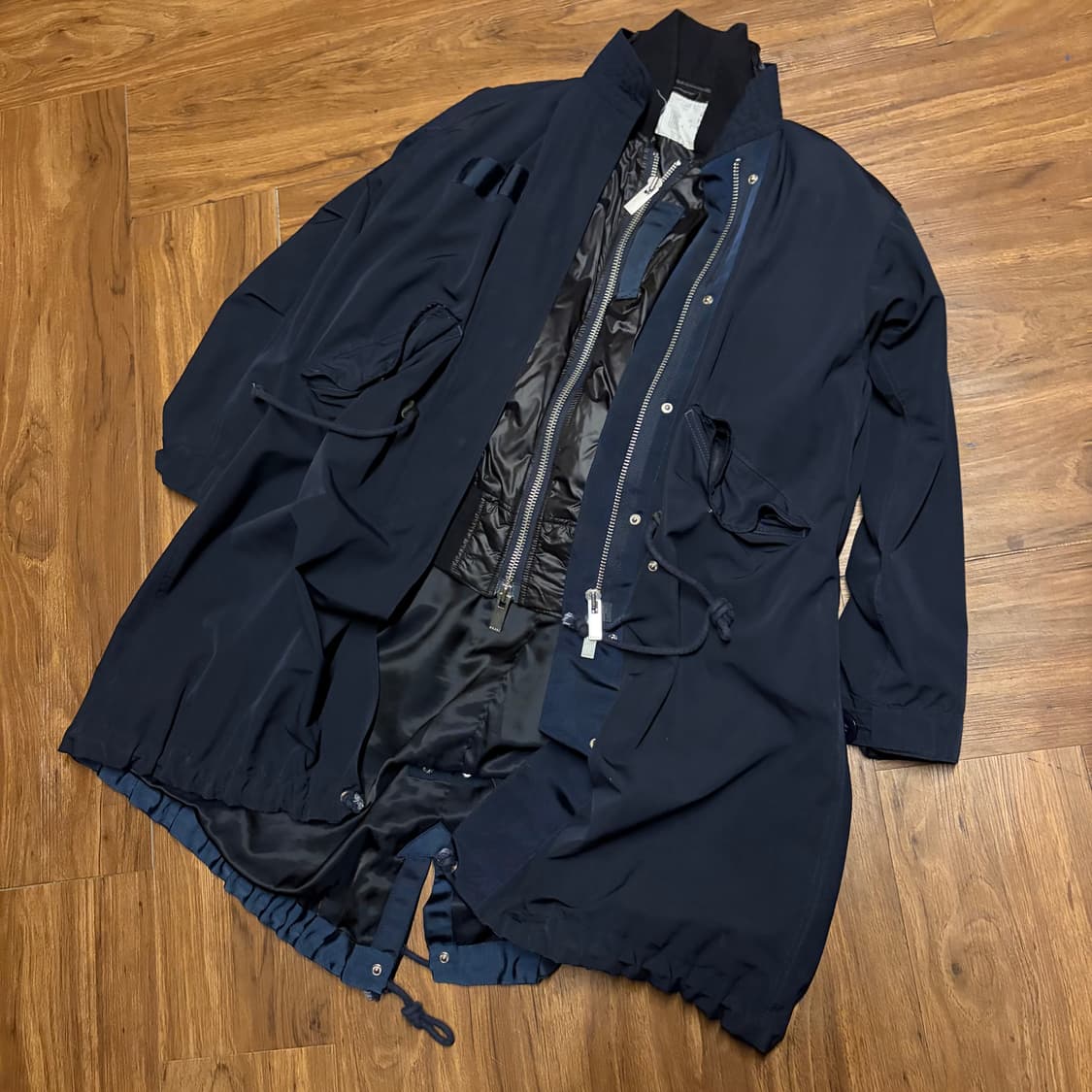 SACAI DOUBLE LAYERED FISHTAIL PARKA 상품이미지3