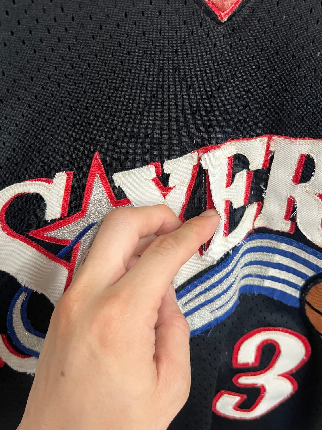 챔피온 NBA 필라데피아 아이번스 마킹 베이스볼 유니폼 저지 상품이미지6