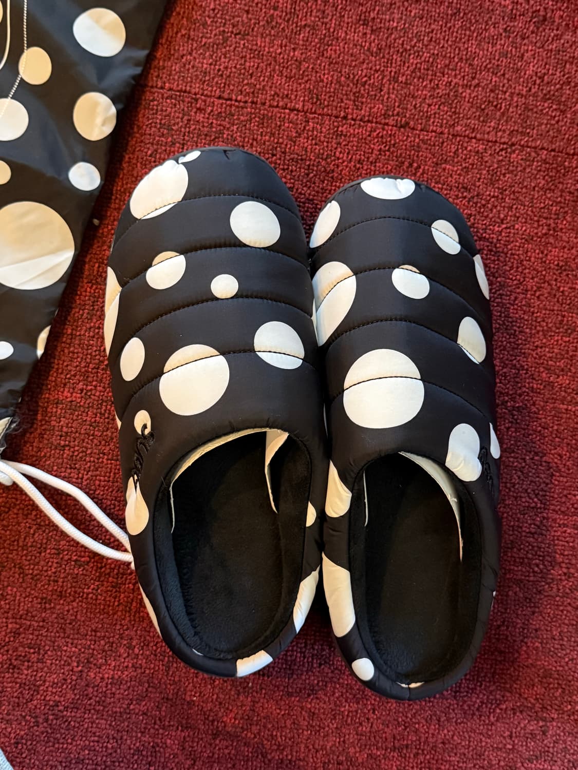 수부 도트 패딩 슬리퍼 1사이즈 상품이미지3