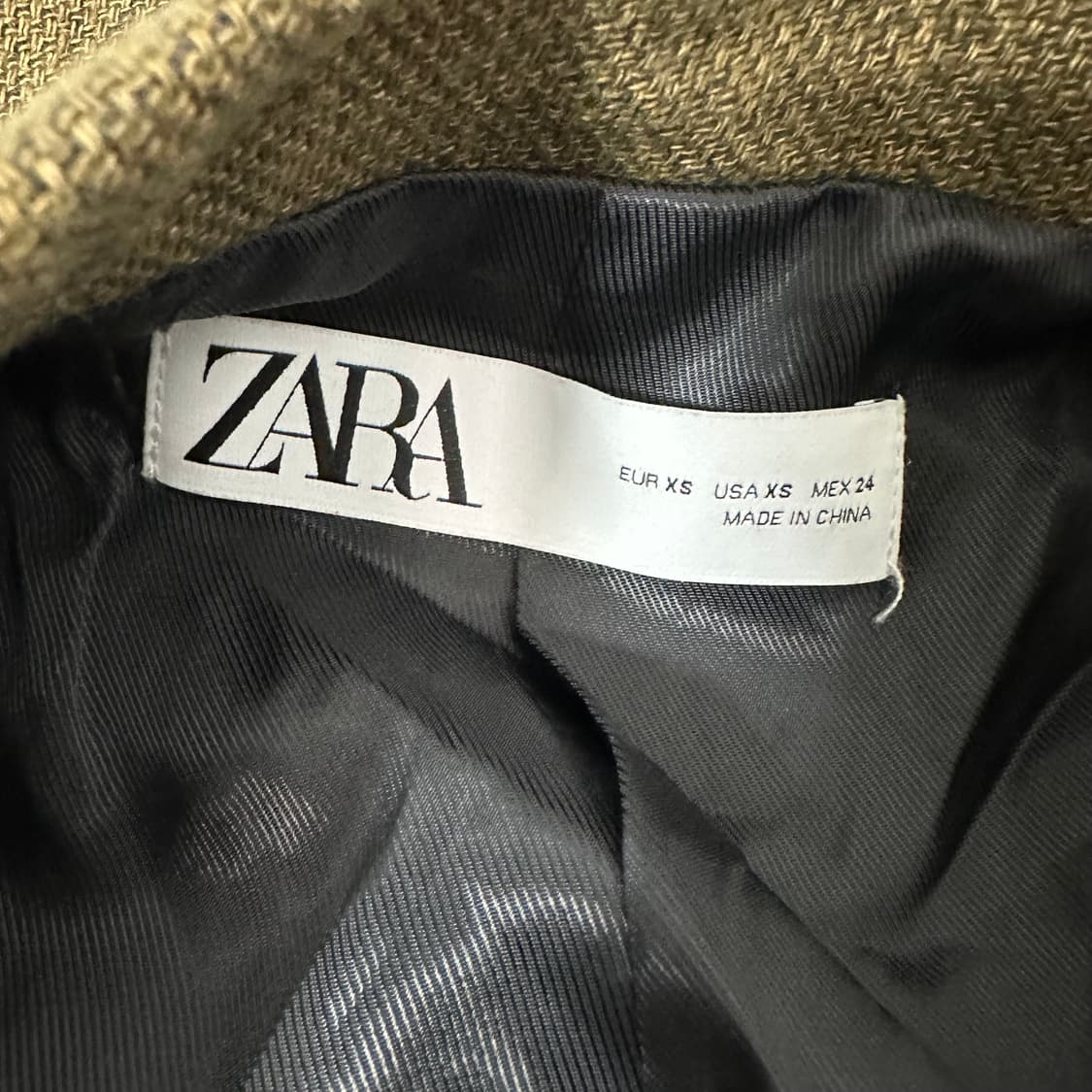 Zara 자라 브라운 헌팅 블레이저 XS (클래식) 상품이미지4