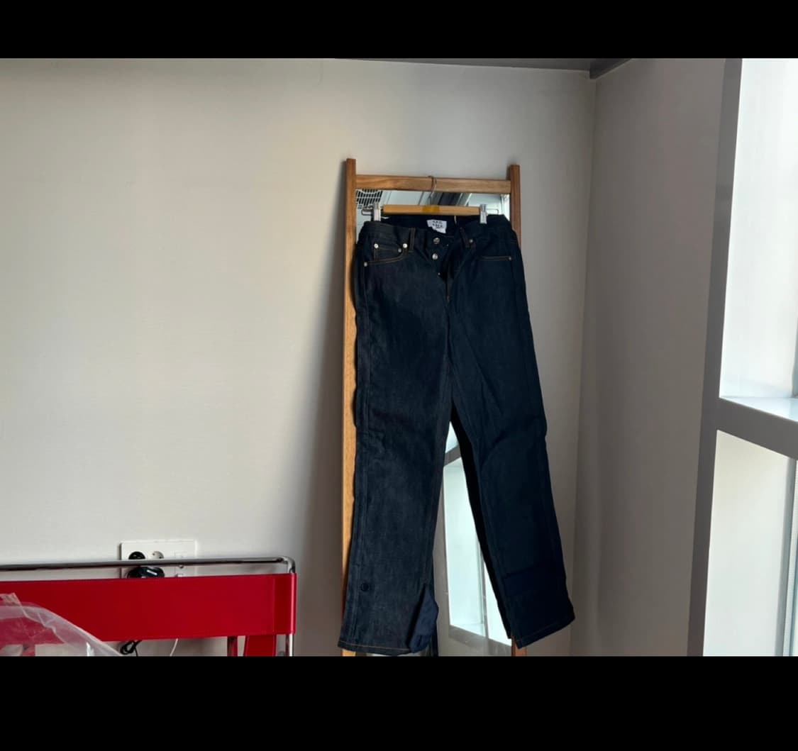 Apc x sacai 우먼스팬츠 아페쎄 사카이데님 여성용 s 상품이미지4