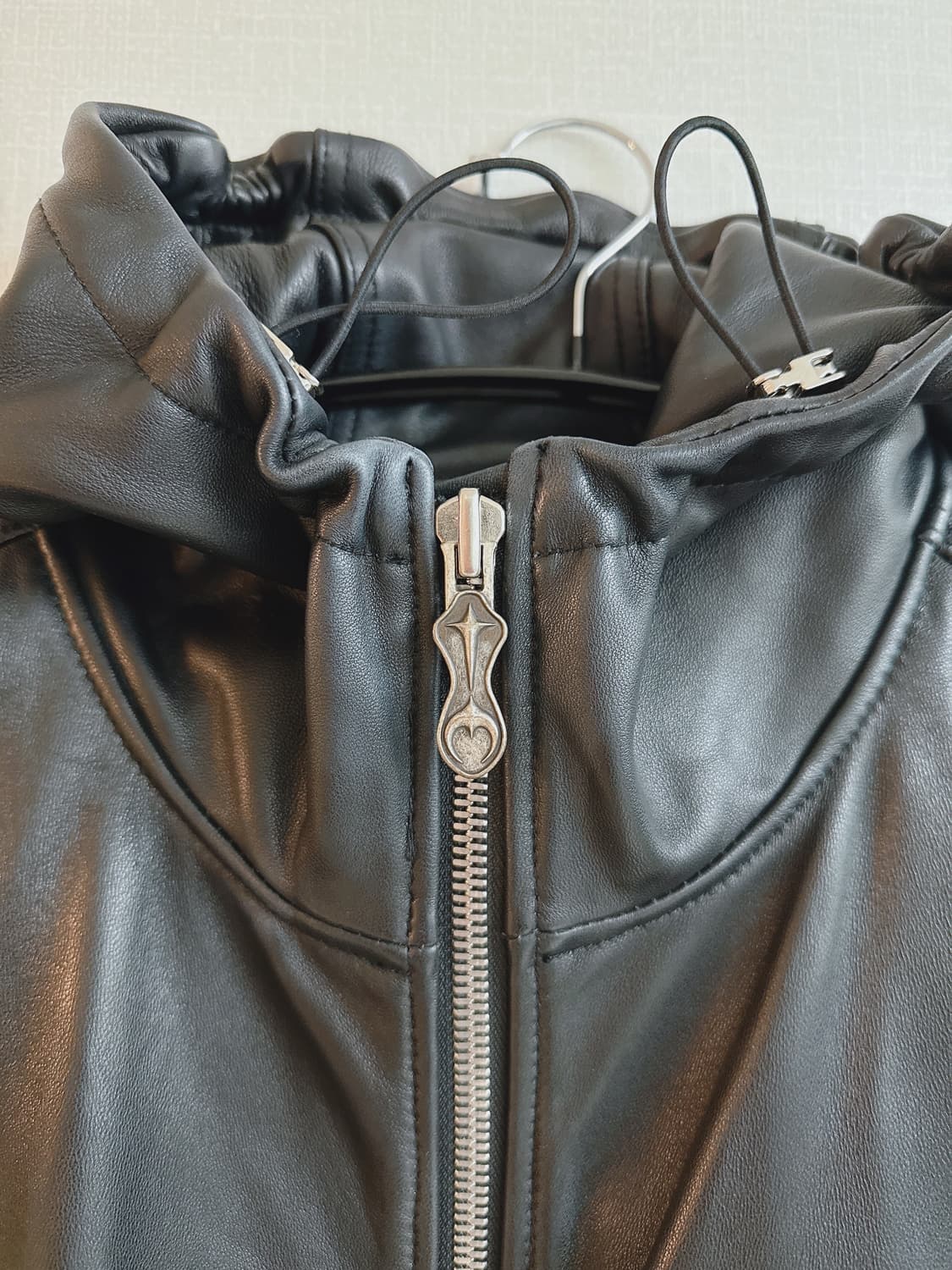 떠그클럽 슬림락 레더자켓 상품이미지6