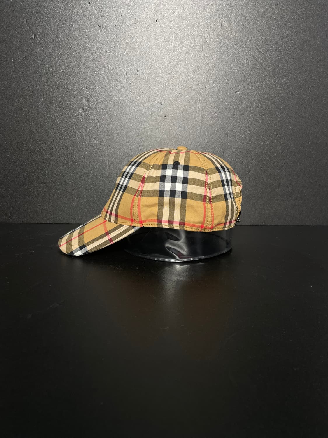 [S/M] 버버리 빈티지 노바 체크 볼캡 모자 상품이미지3