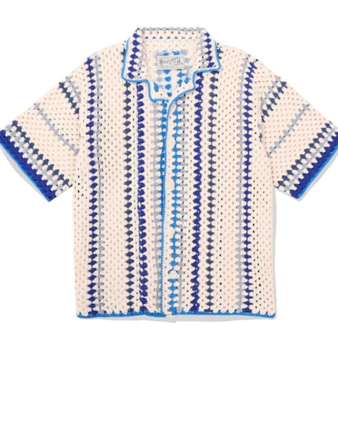 스투시 핸드메이드 크로쉐 가디건 셔츠 상품이미지6