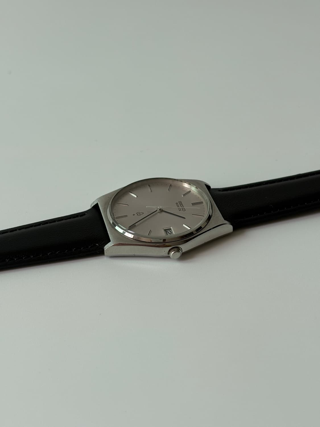 세이코 1980년대 Emblem 실버 쿼츠 남성 상품이미지3