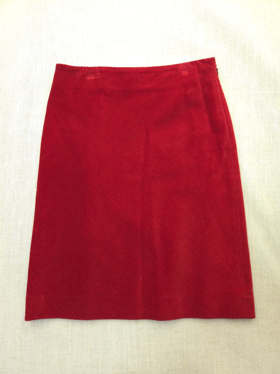 랄프로렌 레드 코듀로이 미니 스커트 상품이미지1