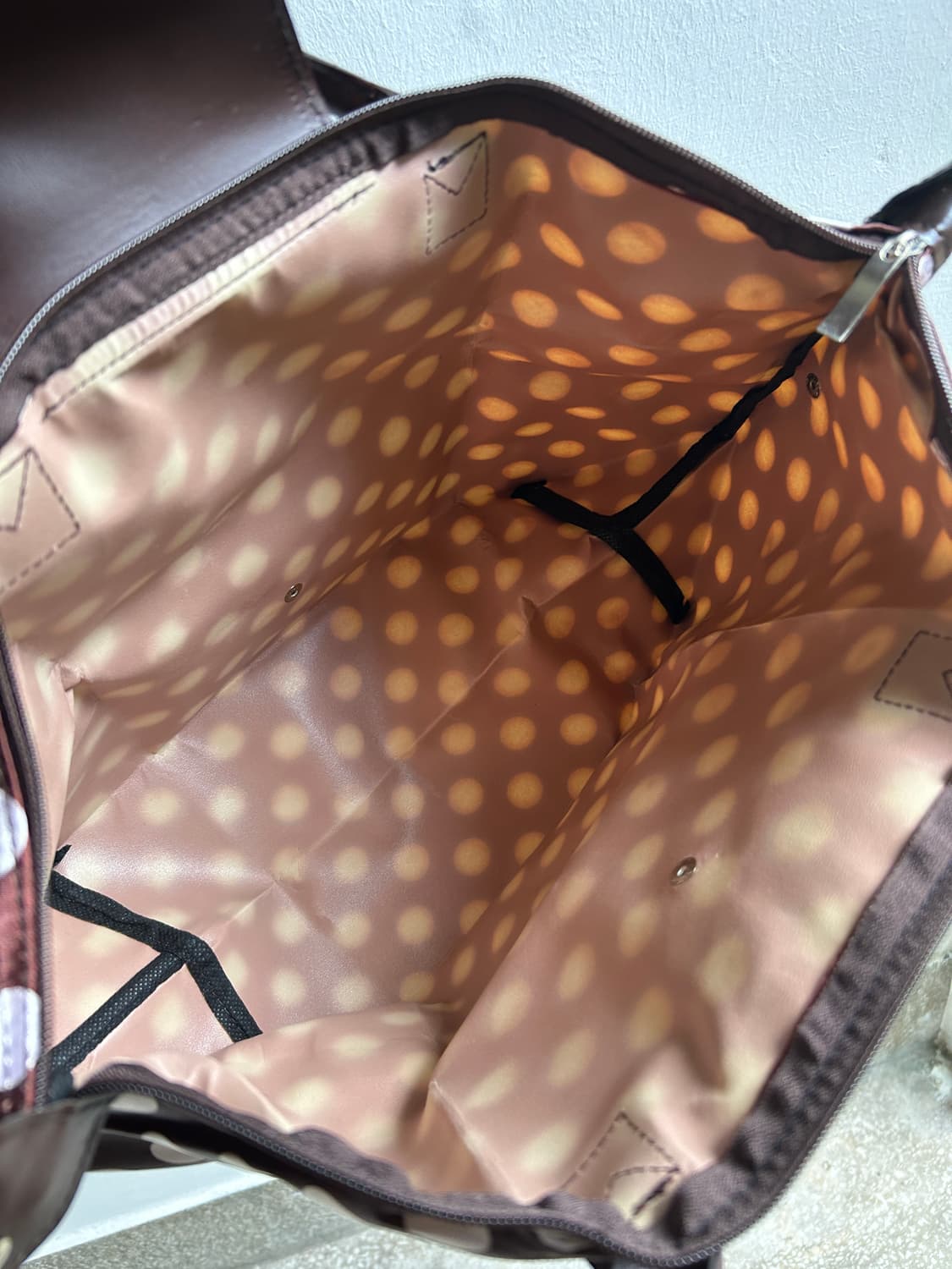 땡땡이 접이식 장바구니  상품이미지7