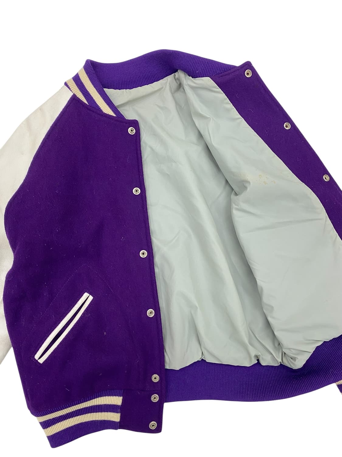 TM 에슬레틱 울/레더 바시티 자켓 상품이미지7