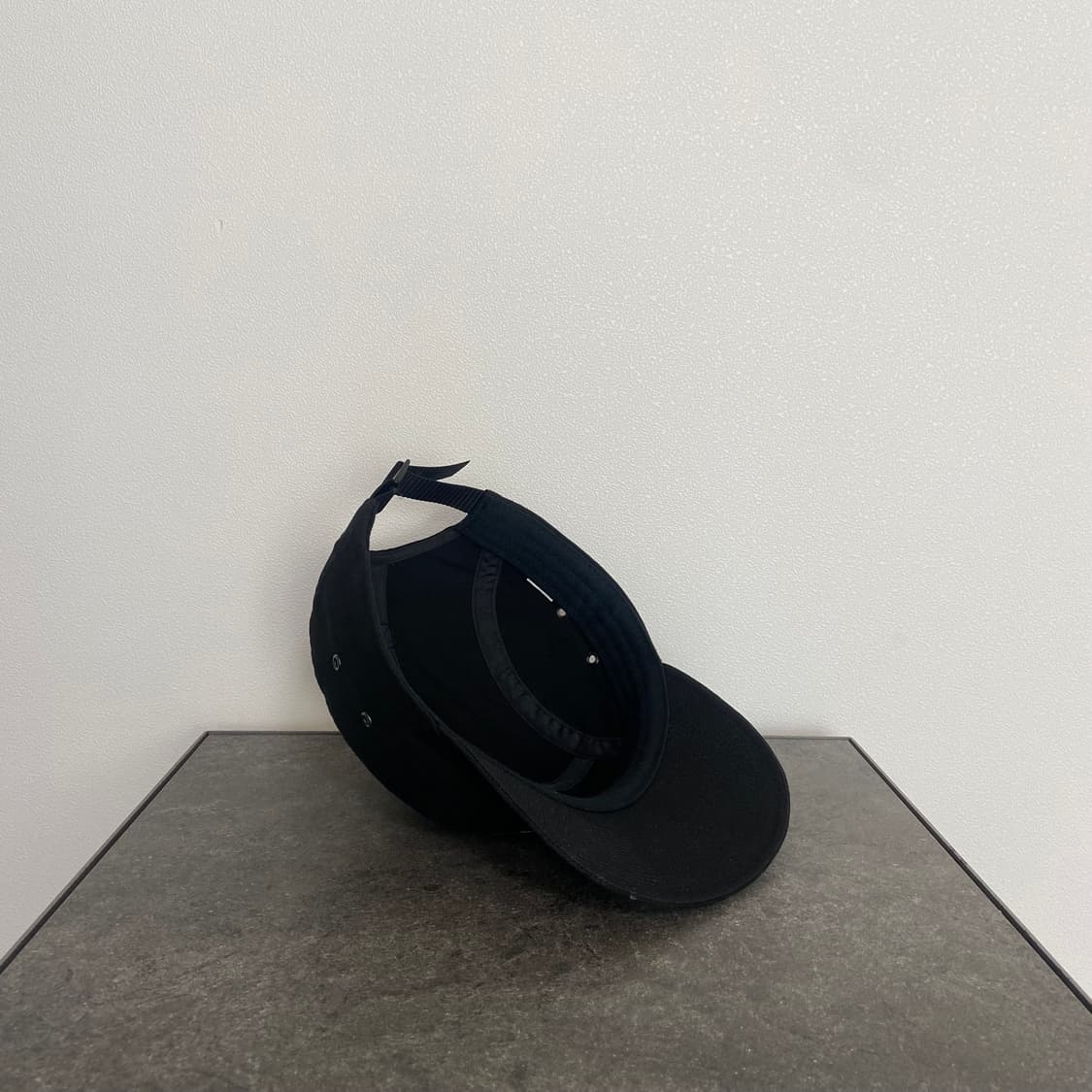 (OS) 슈프림 박스로고 캠프캡 모자 왁스드 코튼 블랙 상품이미지7