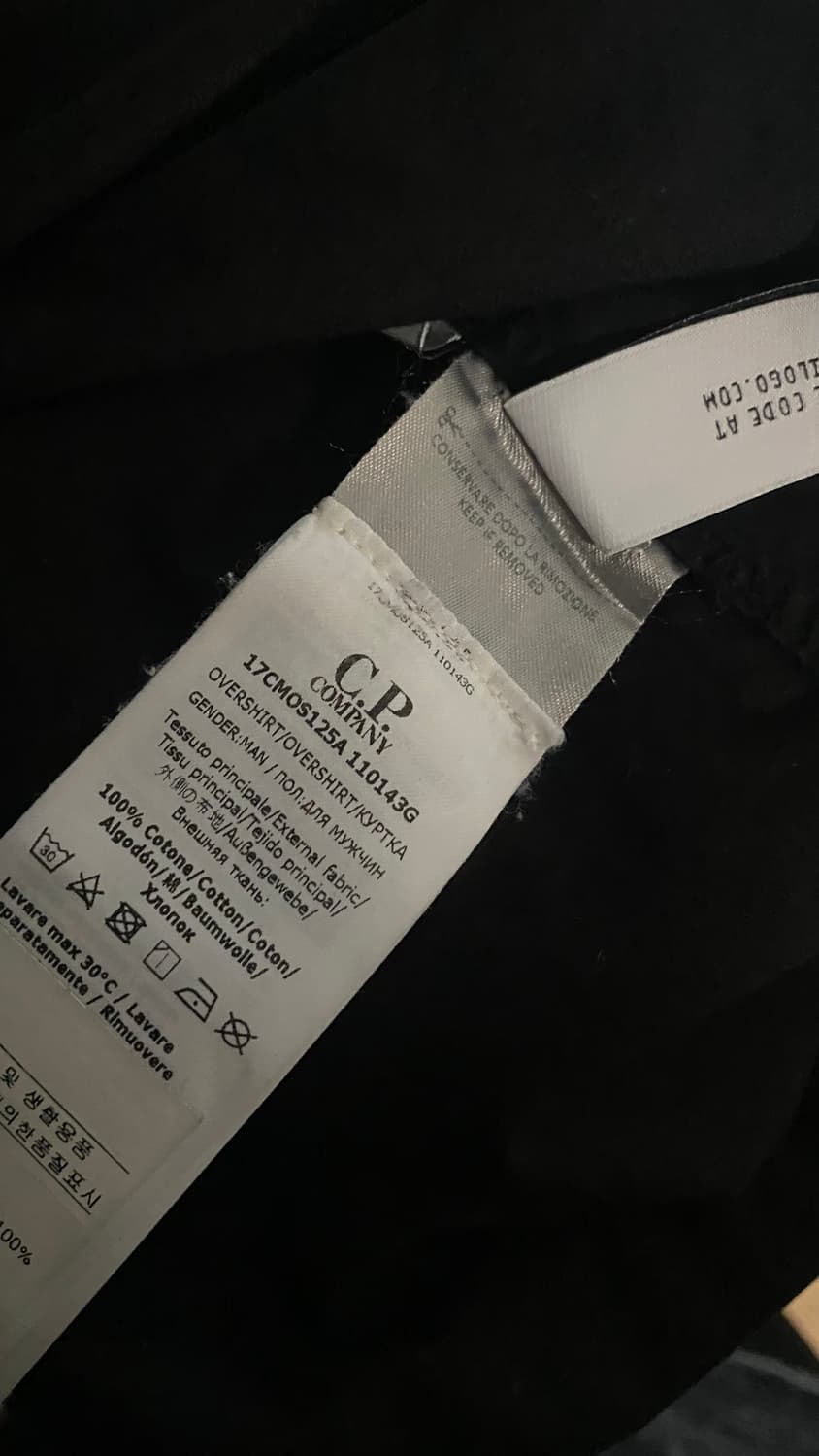 C.P.컴퍼니 블랙 셔츠 자켓 L 상품이미지5