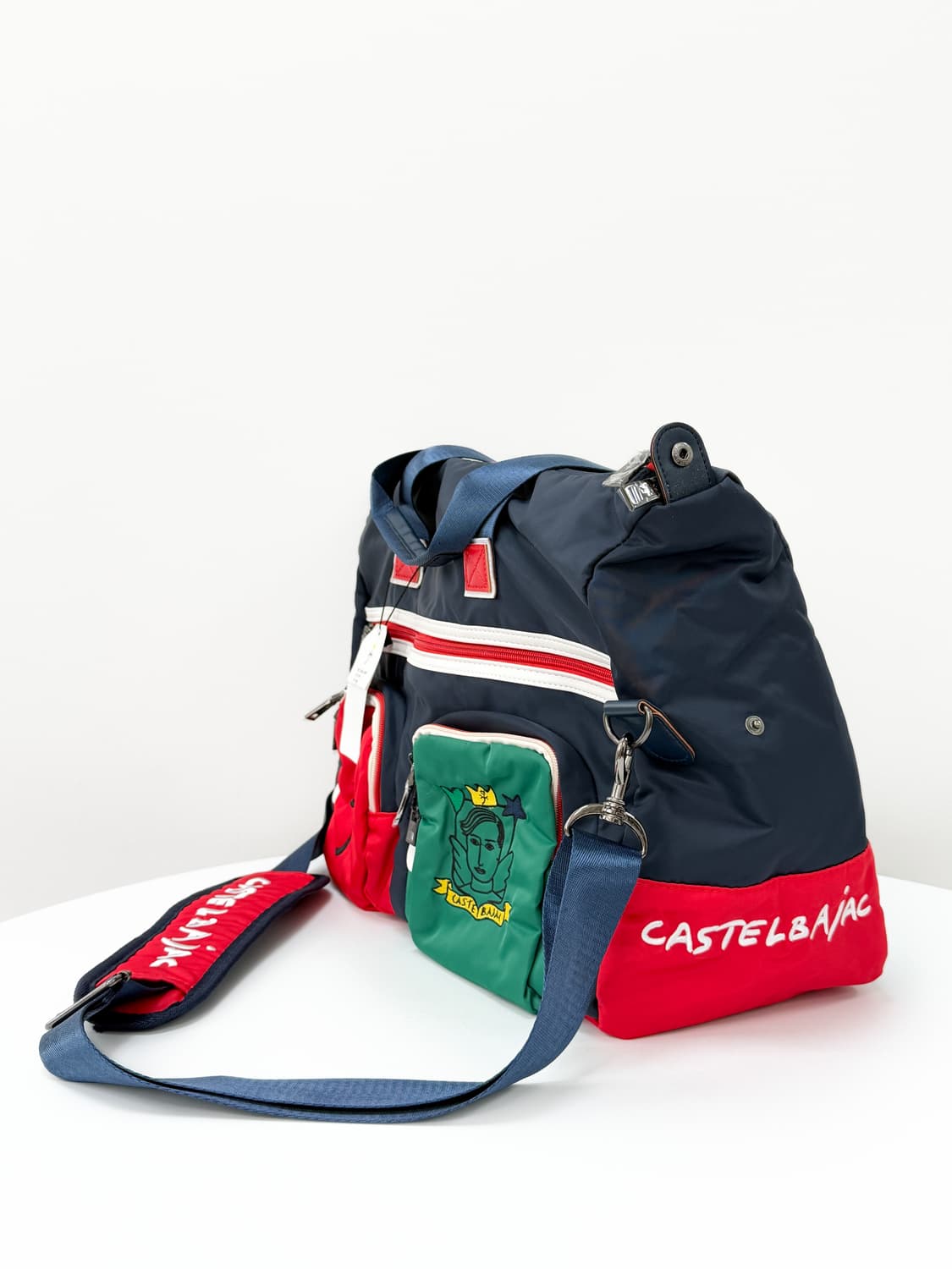 까스텔바작 트리컬러 아트워크 보스턴백 상품이미지3