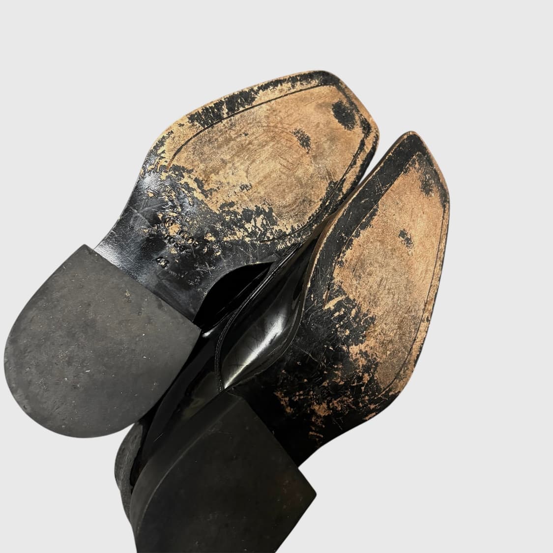 마틴로즈 스퀘어토 페이던트 유광 더비 슈즈 43 280 로퍼 상품이미지4