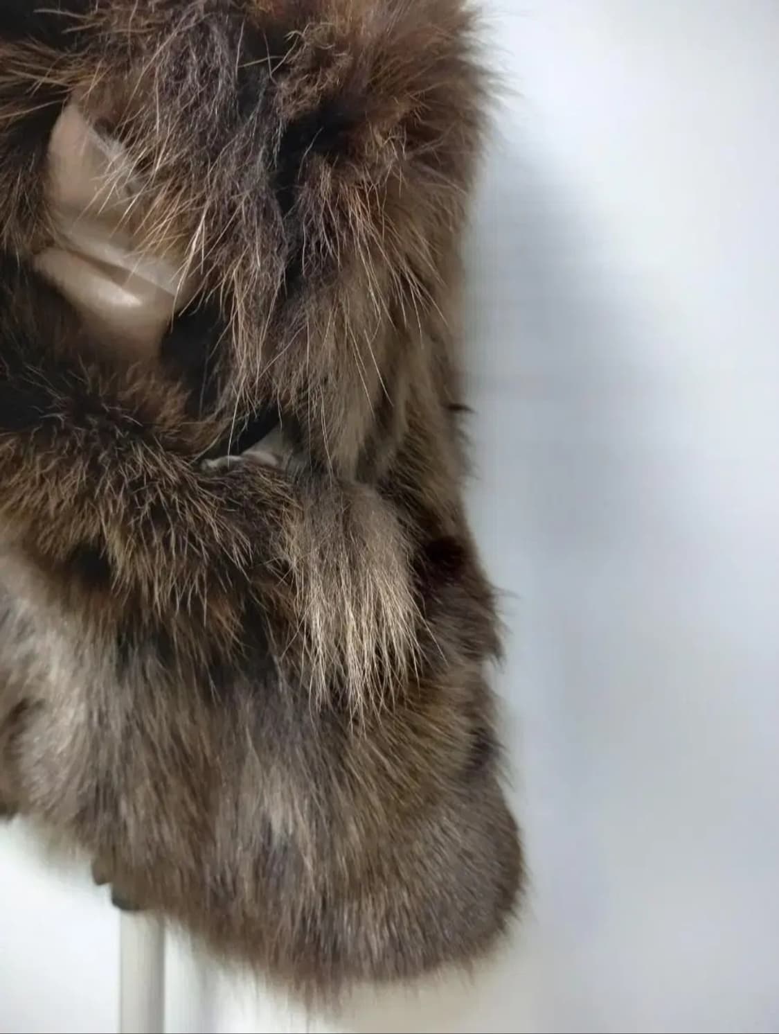 타임 TIME 폭스퍼 숏 베스트 코트 66 상품이미지6