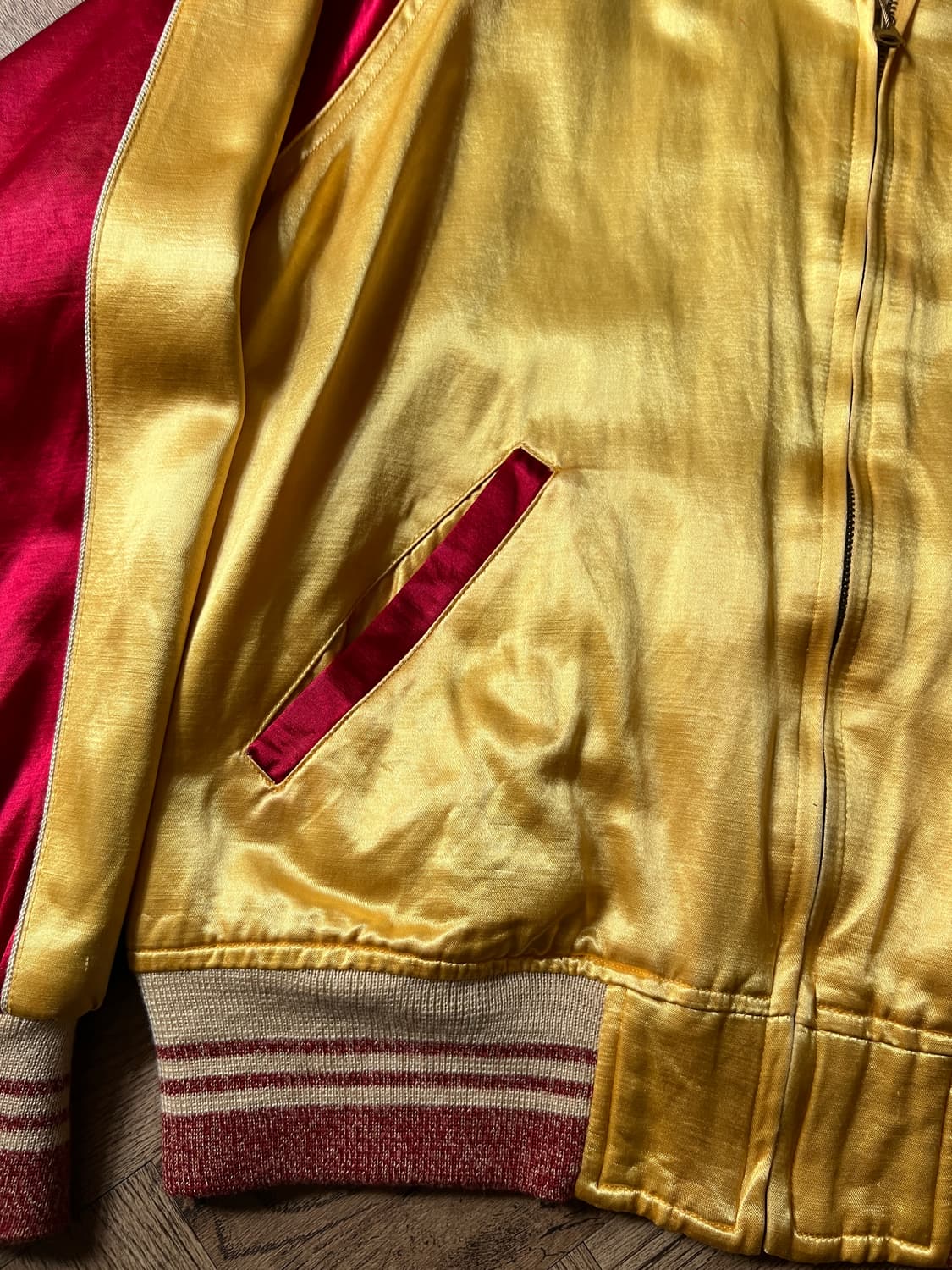 [M]Sugar Cane 슈가케인 새틴 스카잔 자켓 상품이미지4