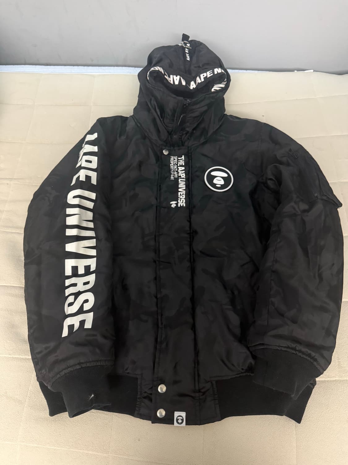 Aape 블랙 밀리터리 에이프 패딩 XL 상품이미지1