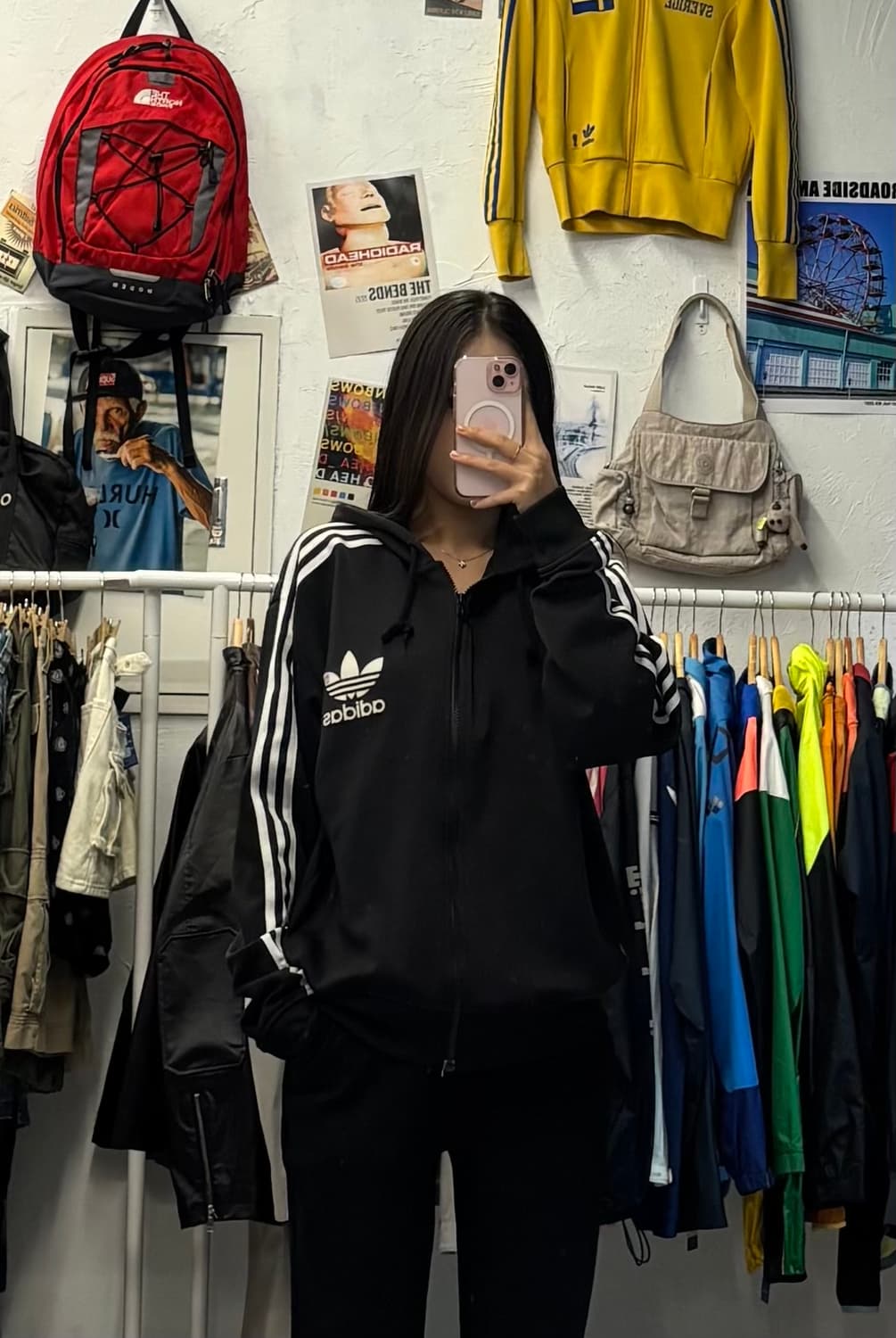 아디다스 파이어버드 블랙 트랙탑 후드집업 XXL 추천 상품이미지1