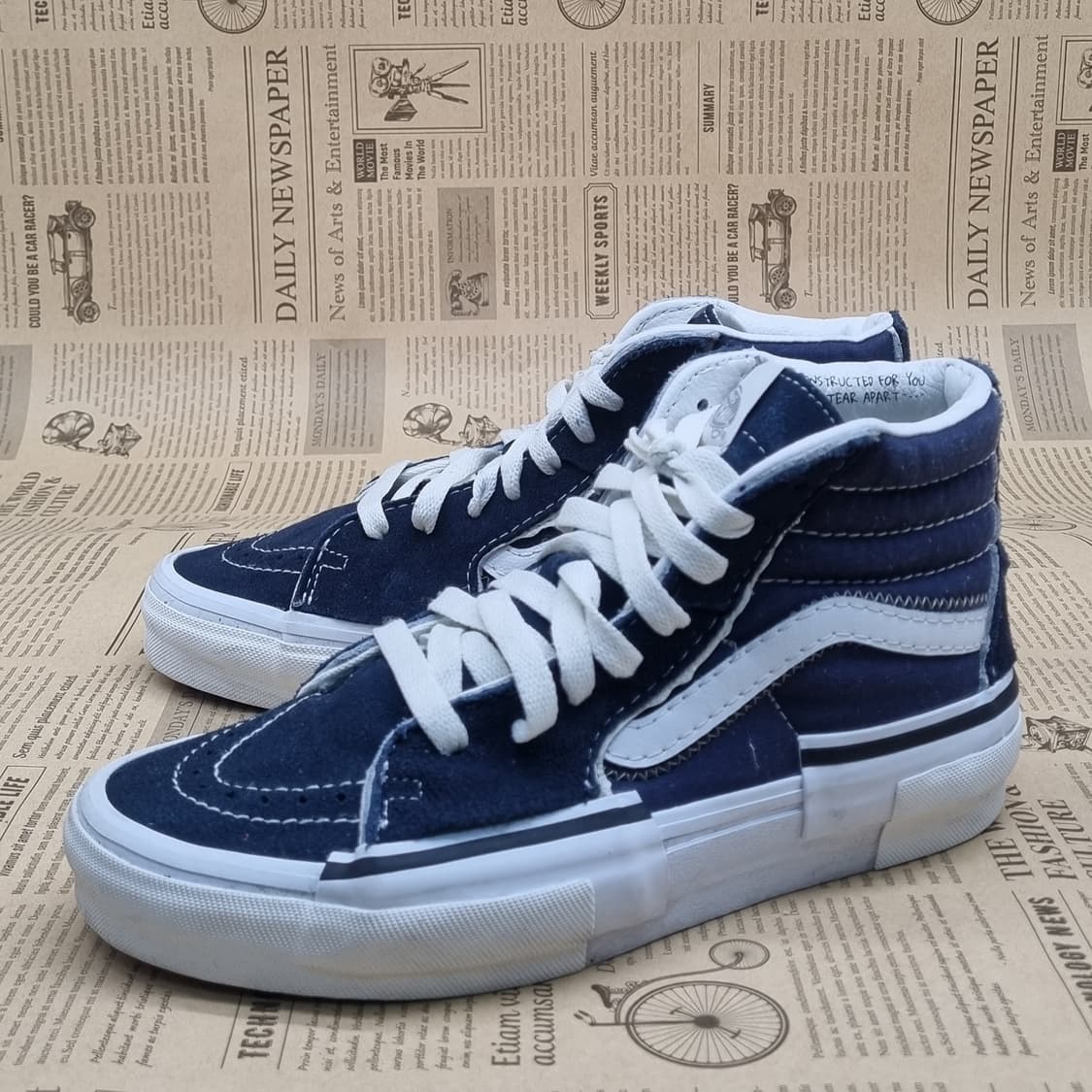 반스 sk8 네이비 여성하이탑240 상품이미지1
