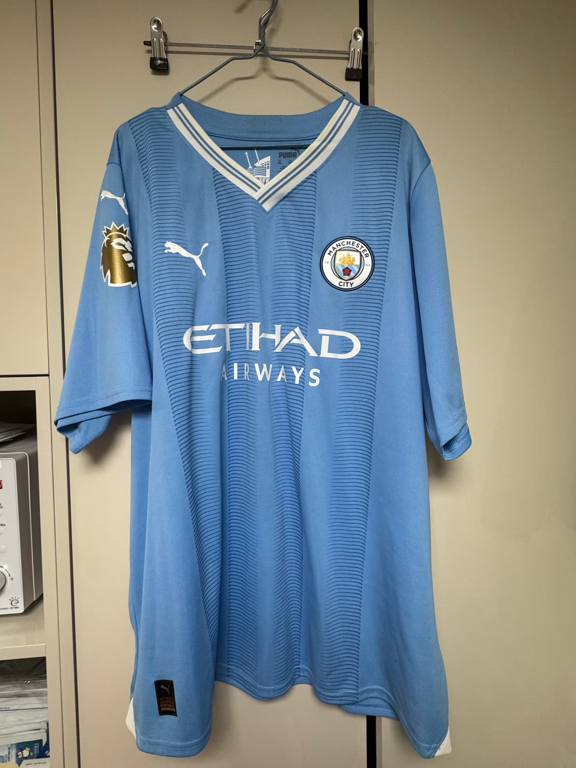 [해외XXL] 23-24 더브라위너 사인 유니폼 레플리카 상품이미지3