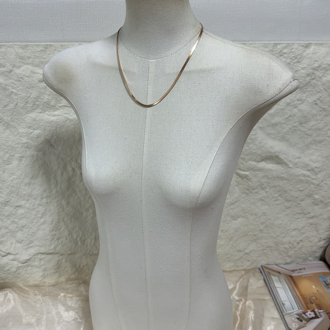 빈티지 스네이크체인 목걸이 상품이미지1