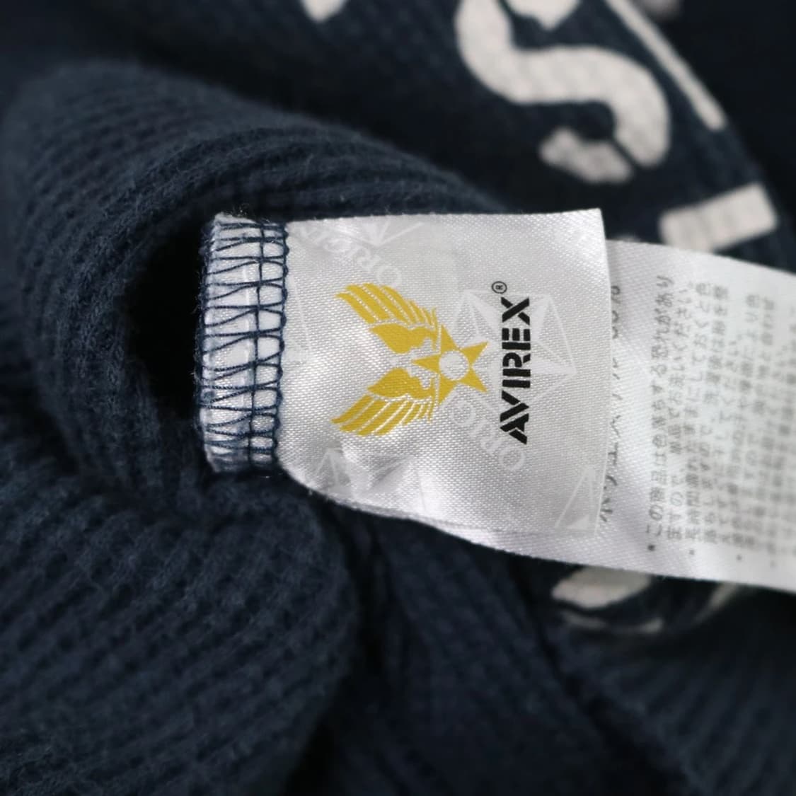 AVIREX NAVY WAFFLE LONG SLEEVE 상품이미지9