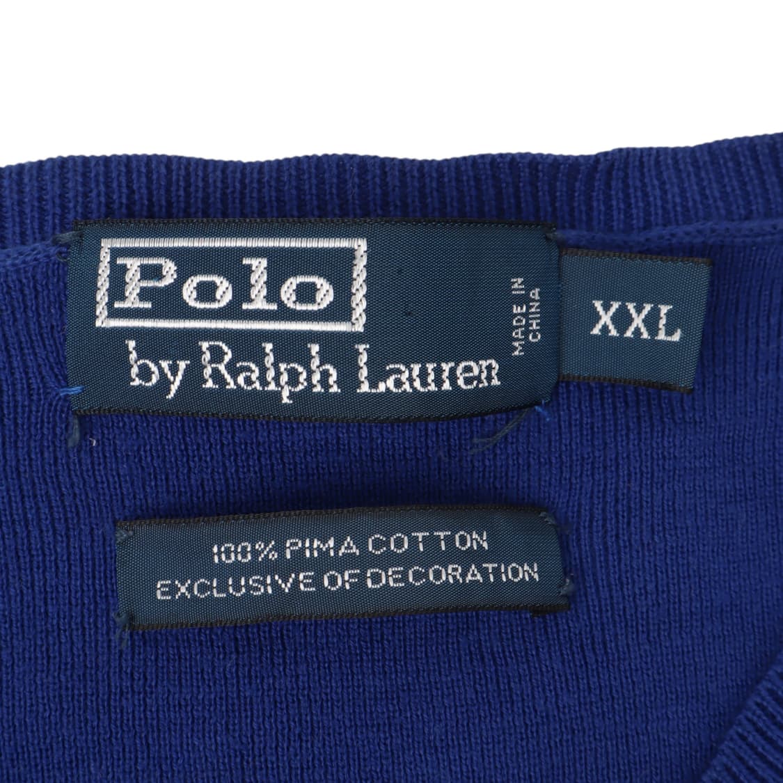 폴로 랄프로렌 블루 피마 코튼 니트 상품이미지8