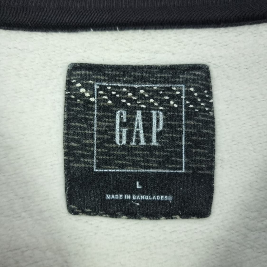 [갭] 체크 패턴 기모 맨투맨 M18657 상품이미지6