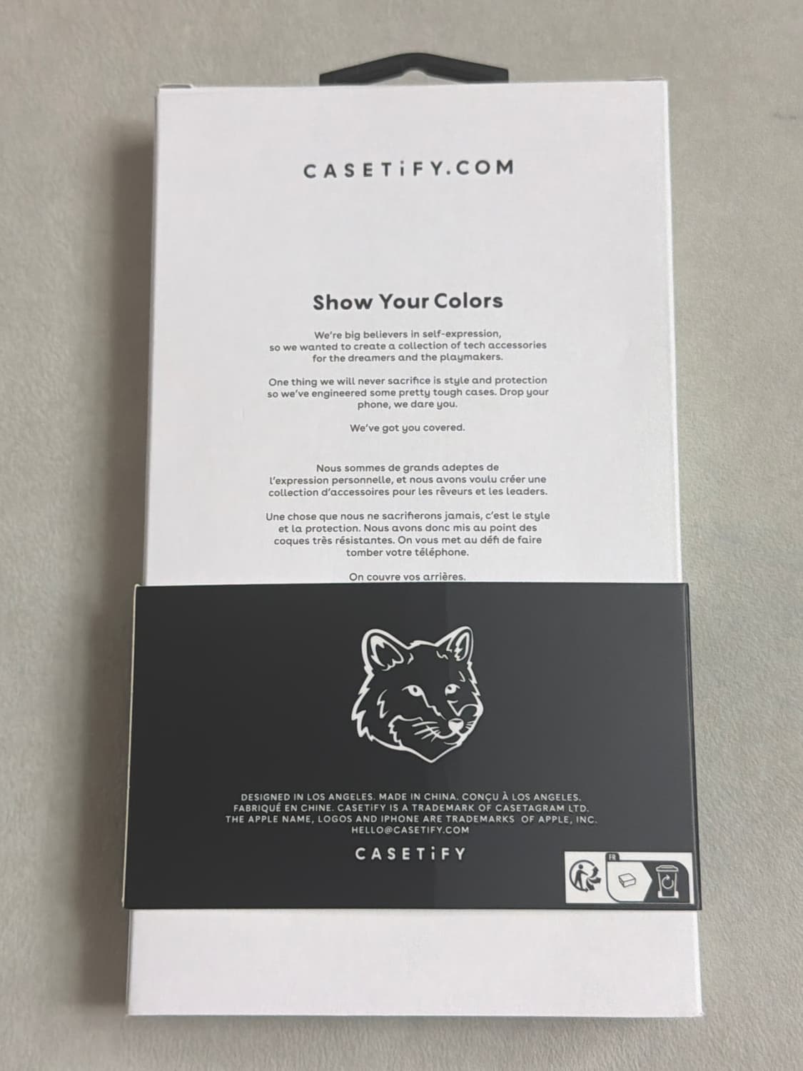 케이스티파이 x 메종키츠네 아이폰 15pro 케이스 상품이미지3