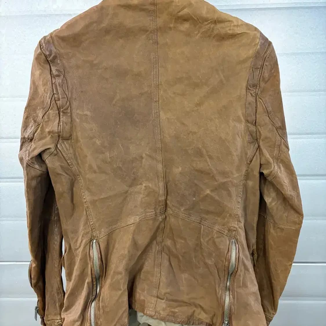 TIME HOMME vintage leather jacket 105 상품이미지8