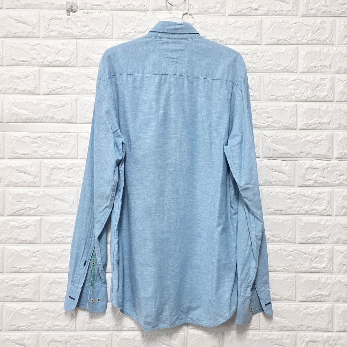 택포) 타미힐피거 린넨 혼방 남방 L 상품이미지4