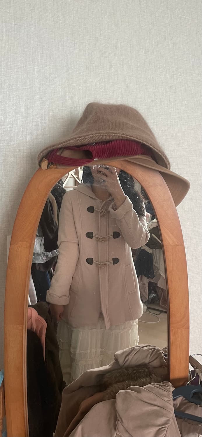 모리걸 빈티지 러블리 후드 떡볶이 코트 🌸💗🤍 상품이미지6