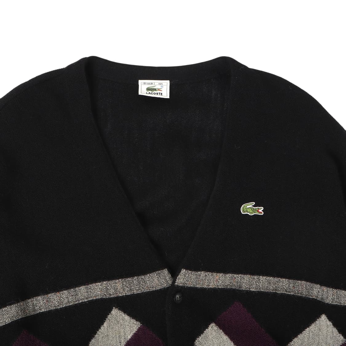 라코스테 에스닉 울 가디건 상품이미지2