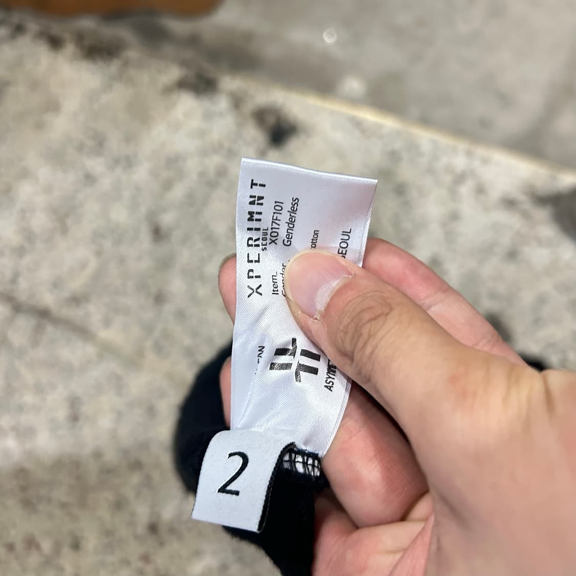 엑스페리먼트 블랙 롱슬리브 상품이미지7