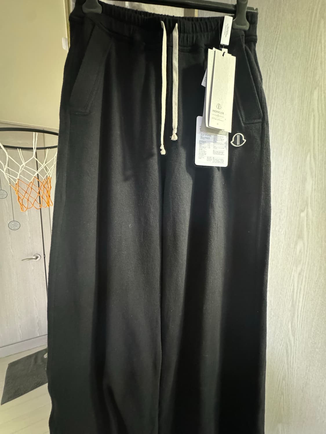 몽클레어 릭오웬스 블랙 코튼팬츠 L 상품이미지2