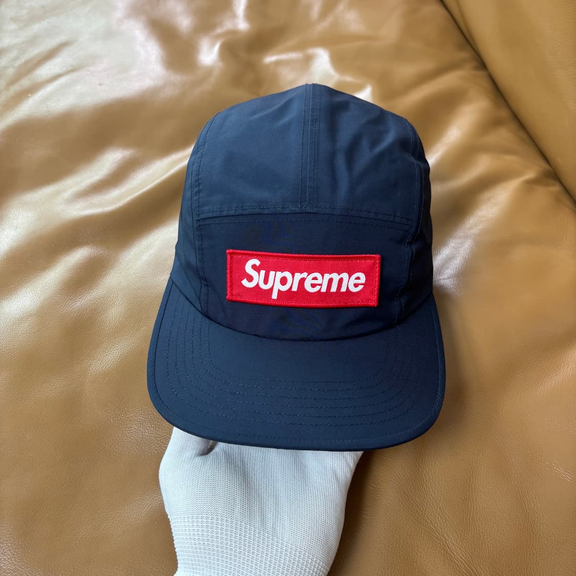 슈프림 캠프캡 모자 박스로고 25ss 고어텍스 네이비 상품이미지3