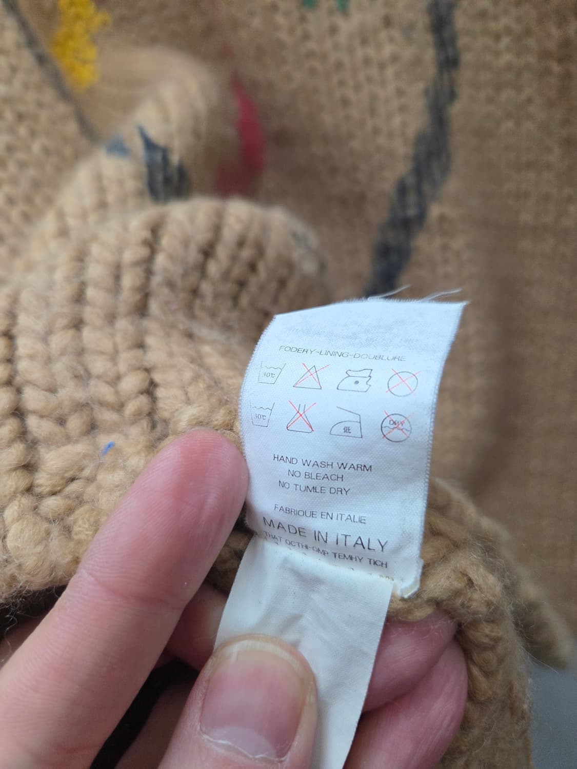 JC DE 까스텔바작 헤비 울 니트 스웨터 상품이미지7