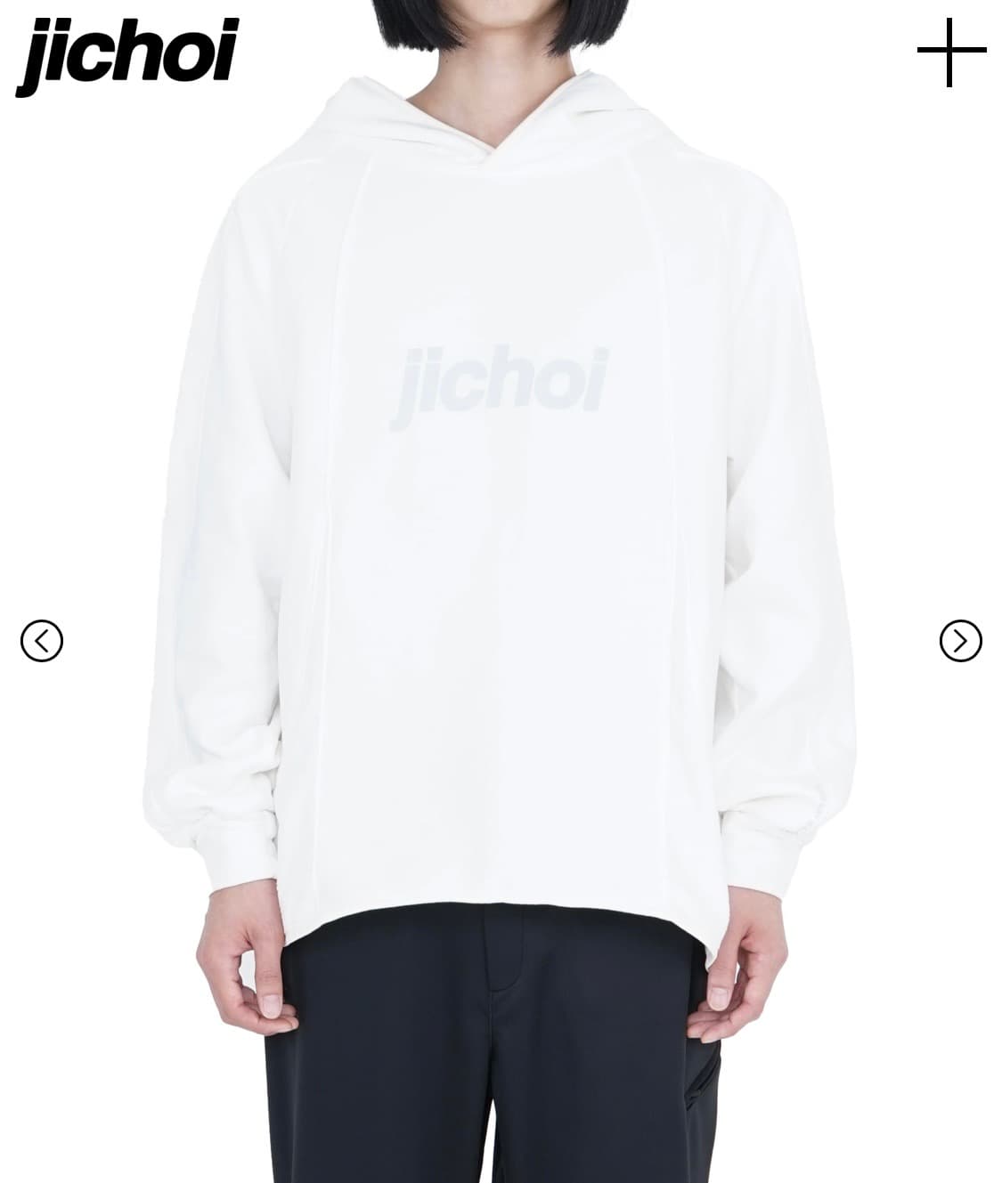 지초이 SOLITARY WALKER HOODIE (IVORY) 상품이미지1